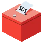 urna elettorale con scheda + pulsante SOS