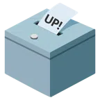 urna elettorale con scheda + pulsante UP!