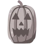 Statue + Halloweenkürbis