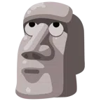 Statue + Augen verdrehendes Gesicht