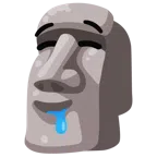 moai + śliniąca się twarz