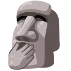 Statue + gähnendes Gesicht