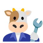 martello e chiave inglese + muso di mucca