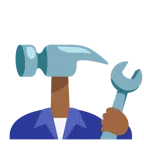 hammer and wrench + hammer and wrench