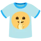 faccina che zittisce + t-shirt