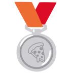 Silbermedaille + Pizza