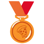 Bronzemedaille + Pizza