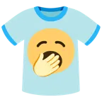 faccina che sbadiglia + t-shirt