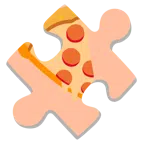 Puzzleteil + Pizza
