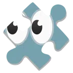 Puzzleteil + Augen