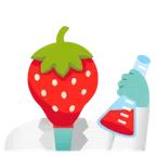 provetta + fragola