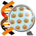 DNA + Halloweenkürbis