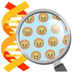 dna + faccina accigliata