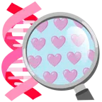 DNA + pinkes Herz