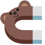 자석 + 곰 얼굴