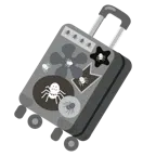 Gepäck + Spinne