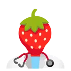 stetoscopio + fragola
