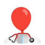 stetoscopio + palloncino