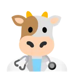 stetoscopio + muso di mucca