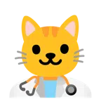 stetoscopio + muso di gatto