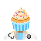 stetoscopio + cupcake