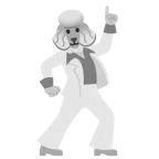 Discokugel + Pudel