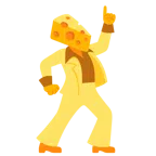 Discokugel + Käsestück