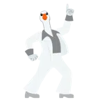 Discokugel + Gans
