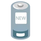 düşük pil + NEW düğmesi