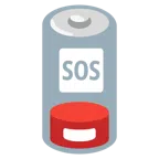 düşük pil + SOS düğmesi