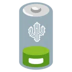 schwache Batterie + Kaktus