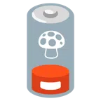 schwache Batterie + Fliegenpilz