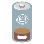 schwache Batterie + Affengesicht