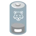 schwache Batterie + Wolf