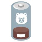 schwache Batterie + Bär