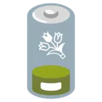 schwache Batterie + Blumenstrauß