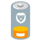 schwache Batterie + Löwe