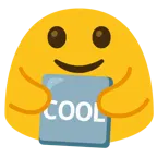 persone che si abbracciano + pulsante COOL