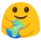 persone che si abbracciano + Europa e Africa