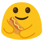 persone che si abbracciano + hot dog