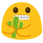 persone che si abbracciano + cactus
