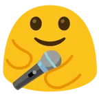 persone che si abbracciano + microfono