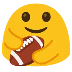 persone che si abbracciano + football americano