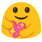 persone che si abbracciano + cuore che luccica