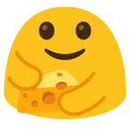 persone che si abbracciano + fetta di formaggio