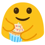persone che si abbracciano + cupcake