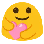 persone che si abbracciano + cuore rosa