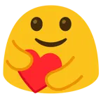 persone che si abbracciano + cuori