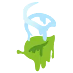 melting face + leaf fluttering in wind