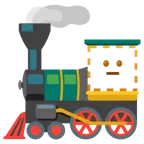 faccina tratteggiata + locomotiva